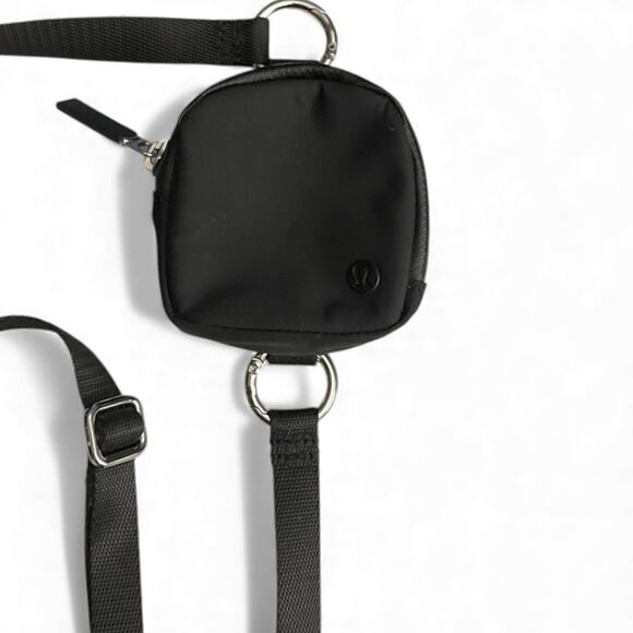 RARE Lululemon Cross Body Modular Phone Bag Unisex Black - Picture 6 of 9